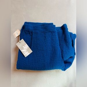 Habitat wide leg blue pants. NWT
